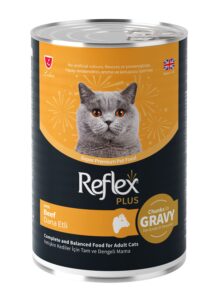 Reflex Plus-Reflex Plus Beef 395 G Cat Kedi Yaş Maması-Kktc