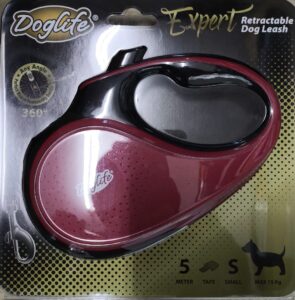 Doglife Otomati̇k Gezdi̇rme Kirmizi Si̇yah 5M (S) Köpek Oyuncak ve Tasmaları