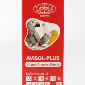 -Avi̇sol-Plus  Vi̇tami̇n Premi̇ks Çözelti̇ 20Ml Kuş Yemi ve Vitaminleri-kktc