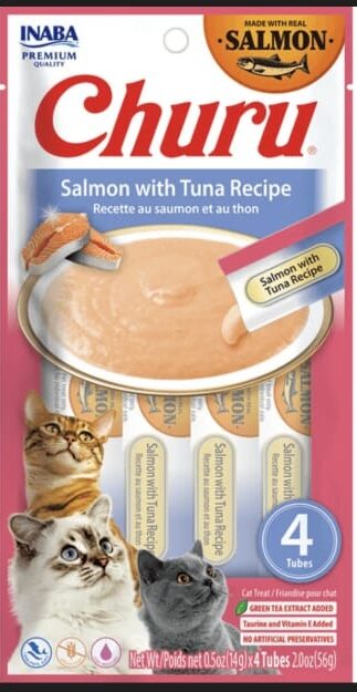 Churu-Churu Cat Salmon Tuna Kedi Ödül Mamaları-kktc