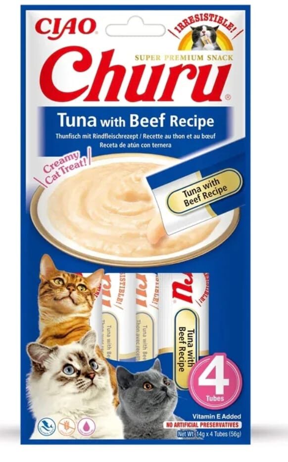 Churu-Churu Cat Tuna Beef Kedi Ödül Mamaları-kktc