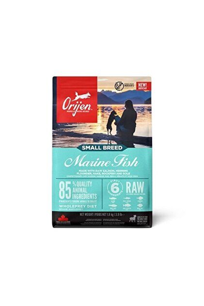 -Ori̇jen Dog Small Breed Marine Fish 1.8Kg Köpek Kuru Maması-kktc