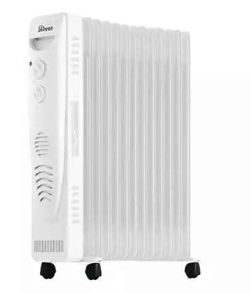 St07105_1 Silver 13 Dilim Radyatör Soba Beyaz - Görsel 1