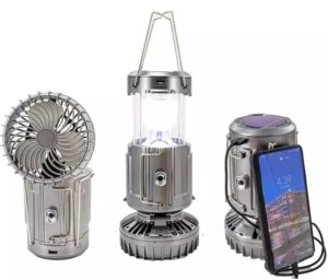 Etm Gsh-9299 Solar Fanlı Kamp Lambası