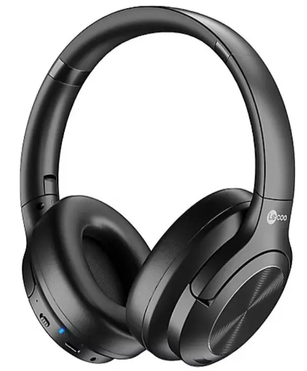 St07361_1 Lecoo Es208 Mikrofonlu Bluetooth Kulaklık Siyah - Görsel 1