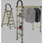 Prolift 4 basamaklı çok amaçlı alüminyum merdiven & askılık