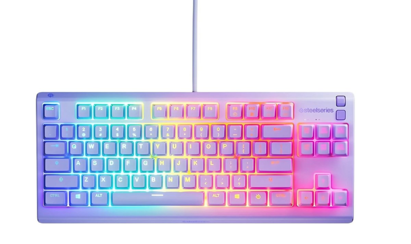 Steelseries Ssk64947 Apex 3 Tkl Tr Q Rgb Membrane Kablolu Lavender