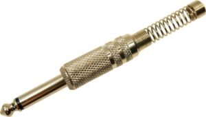 Quik Lok G/223 Mono 6.3mm Metal Jack Fiş 7mm Yaylı