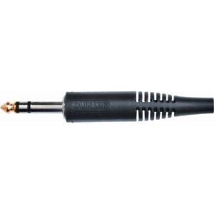 Quik Lok G/192 BK Stereo 6.3mm PVC Jack Fiş Siyah