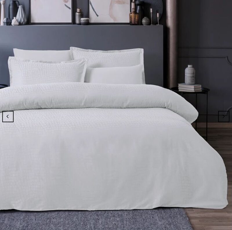 200x220 Saten Nevresim Takımı Adelya A.grı Marble