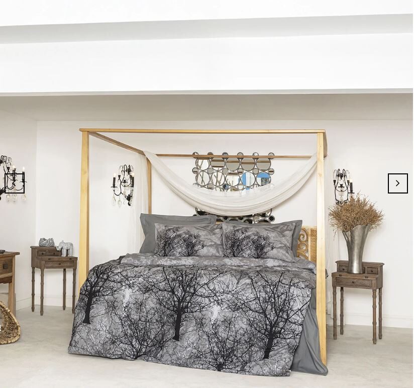 200x220 Ranforce Nevresim Takımı Pandora Kora Grıs