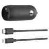 Belkin Boost Charge USB C 20W Araç Şarj Cihazı  ve USB C - Apple Lightning Şarj Kablosu