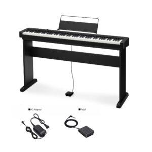 Casio CS-46P Dijital Piyano Standı CDP-S Serisi için Siyah