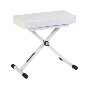 Quik Lok BX/8 WH Klavye Taburesı Ekstra Kalın Yastıklı Beyaz