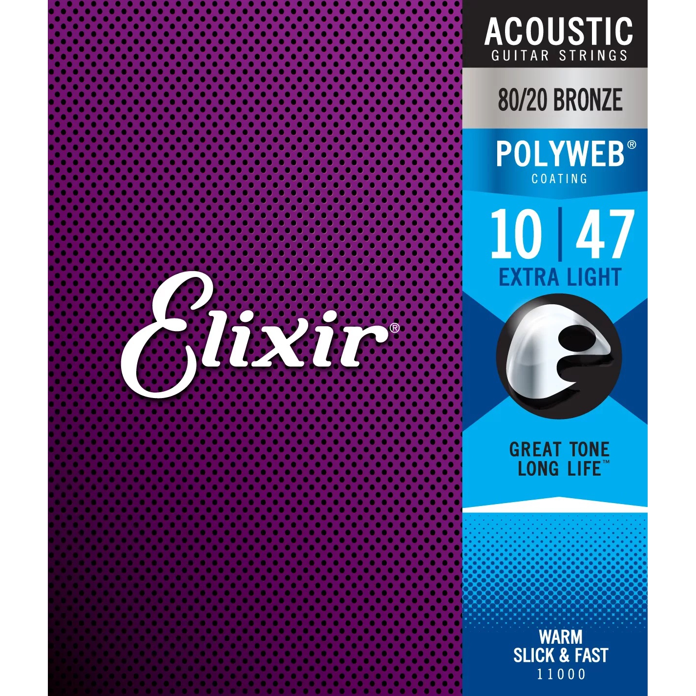 Elixir-11000-Polyweb-Bronze-Extra-Light-Akustik-Gitar-Teli-010-047-3424Af1Cfc9Ff79333Af38Ffdc463007-62185101Ef2C31C6D70708F8Fd5640C5-Max-Pp Elixir Polyweb 80/20 Bronze 11000 Akustik Gitar Teli Extra Light 10-47 - Görsel 1