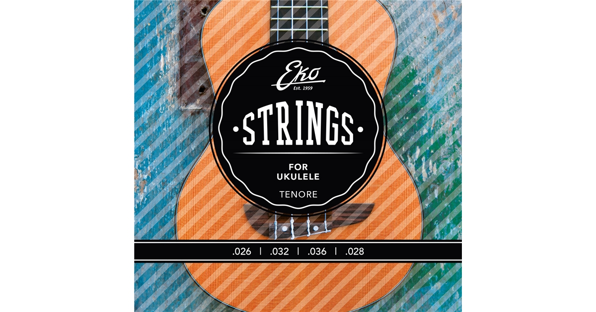 F_16-Eko-Guitars-Corde-Ukulele-Tenore-Medium-Set-4-16100409_0 Eko Strings Ukulele Tenor Teli Seti - Görsel 1