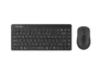 A4 Tech FG2200 Air 2.4 QMini Kablosuz Klavye Mouse Seti, Siyah