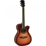 Eko ONE 018 CW EQ Elektro Akustik Gitar Vintage Burst Cutaway