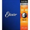 Elixir Nanoweb Nickel Plated Steel 12052 Elektro Gitar Teli Light 10-46