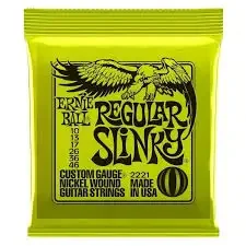 Ernie Ball Regular Slinky 2221 Elektro Gitar Teli Nickel Wound 10-46