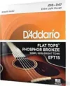 D'Addario Phosphor Bronze EFT15 Akustik Gitar Teli Flat Tops Extra Light