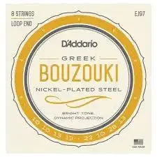 D'Addario EJ97 Yunan Buzuki Teli Nickel-Plated Steel 8 Tel