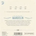 D'Addario EJ62 Mandolin Teli 80/20 Bronze Light Loop End 8 Tel