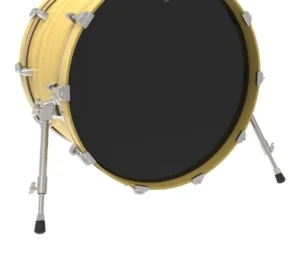 Tiger Power Drum Head Black 18