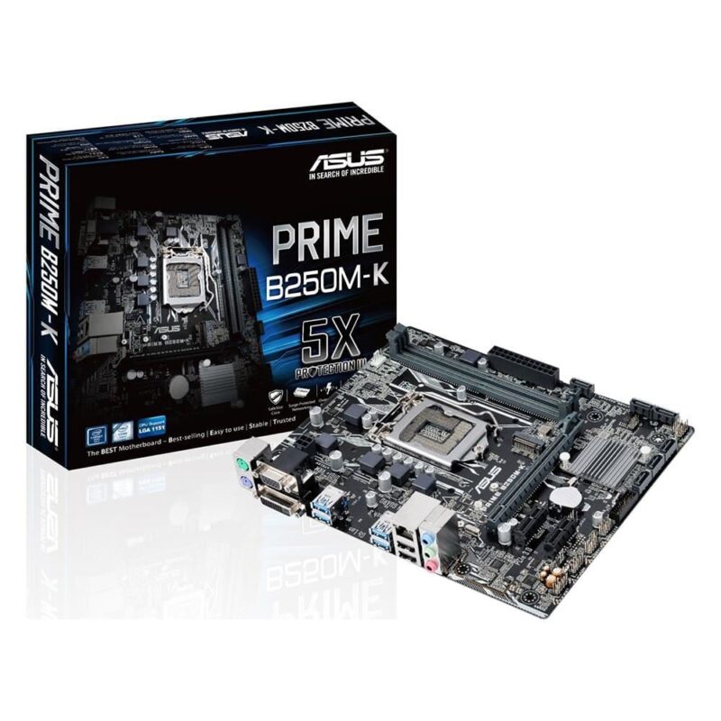 Asus Prime B250M-K Intel B250 Soket 1151 DDR4 2400MHz mATX Anakart