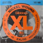 D'Addario EXL110 Elektro Gitar Teli Nickel Wound Regular Light 10-46
