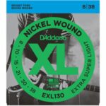 D'Addario EXL130 Elektro Gitar Teli Nickel Wound Extra Super Light 8-38