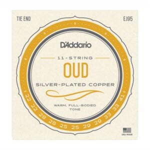 D'Addario EJ95 Türk Ud Teli Silver-Plated Copper 11 Tel