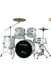 Tiger Power High Grade Drum Set 5 Drums + 2 Cymbals & Throne BMD 8320