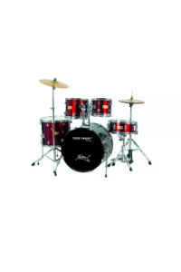Tiger Power Junior Drum Set 5 Drums + 2 Cymbals & Throne BMD JR50