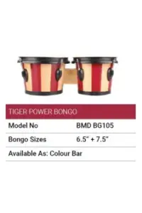 Tiger Power Bongo Drum Head 6.0
