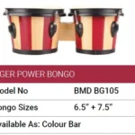 Tiger Power Bongo 6.5+7.5 Colour Bar
