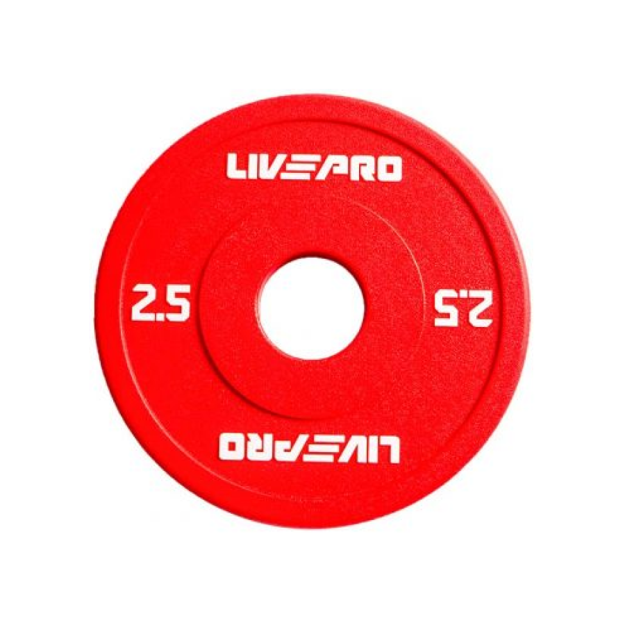Protech Urethane Ağırlık Plakası - 2.5 KG - Kırmızı