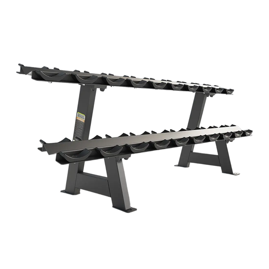 Profesyonel 2 Katmanlı Dambıl Rafı - 10 Çift