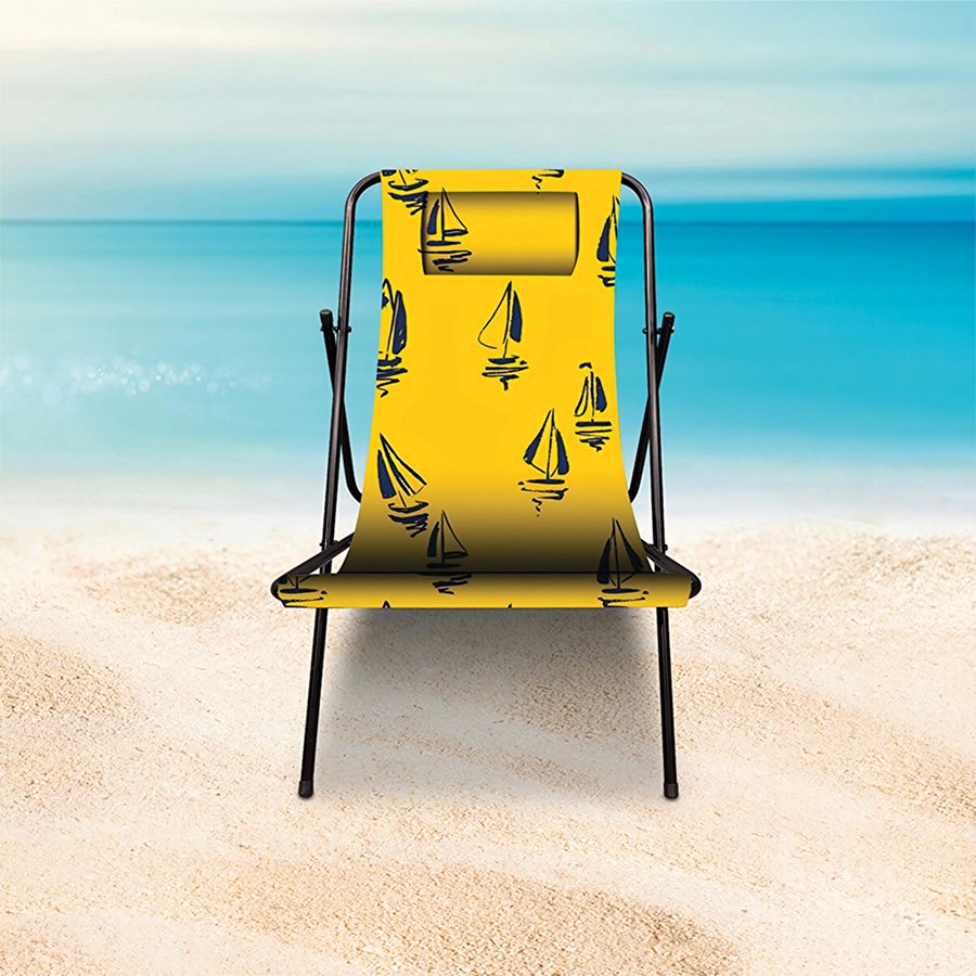 Voit Katlanır Sandalye - Sarı