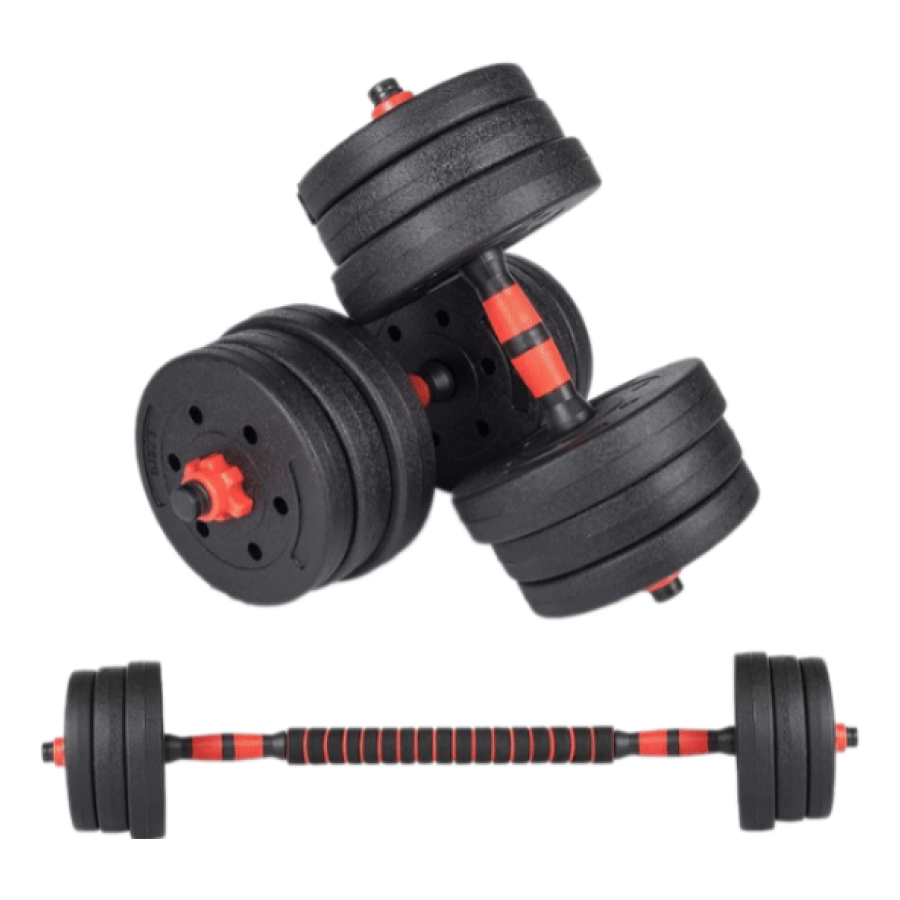 11 Protech Barbell &Amp;Amp; Dumbbell Set - 20 Kg - Görsel 1