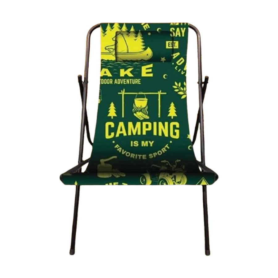 Voit Kamp ve Plaj Sandalyesi | Sarı-Yeşil