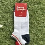 Dikişsiz Premium Beyaz Kisa Çorap