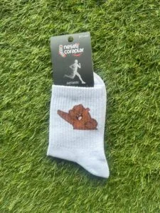 Ayi 2 Beyaz Tenis Çorap