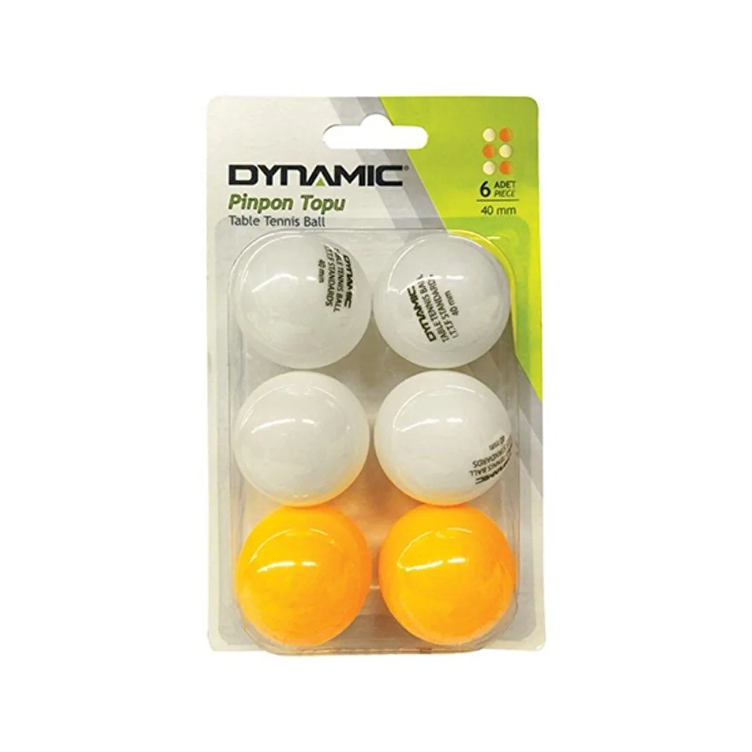 Dynamic 6'lı Masa Tenisi Topu