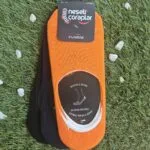 (3 Çift) Bbt Basic Turuncu Siyah Lacivert Kaymayan Babet Çorap