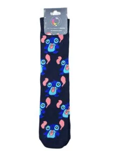 Stitch Lacivert Soket Çorap