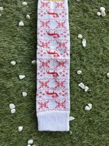 Dzst Beyaz Yilbaşi Dizustu Çorap