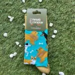 Köpek Turkuaz Soket Corap