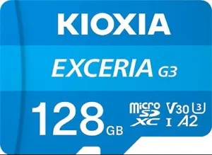 Bellek Kioxia 128Gb Micro Sdxc G3 4K 100Mb/S Lmex3L128Gg2 V30 U3 A2