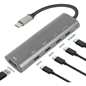 Daytona Fc25 5In1 Type-C To Typc-C Usb 3.0 10Gbps Çevirici KKTC